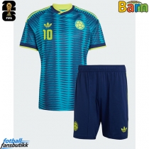 Colombia James Rodriguez #10 Bortedraktsett Barn EM 2024 Kortermet (+ Korte bukser)